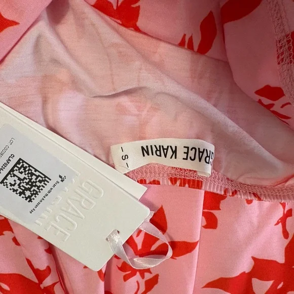 NWT GRACE KARIN Strapless Dress Casual Ruched Long Maxi Dress with Pockets sizeS - Picture 7 of 7